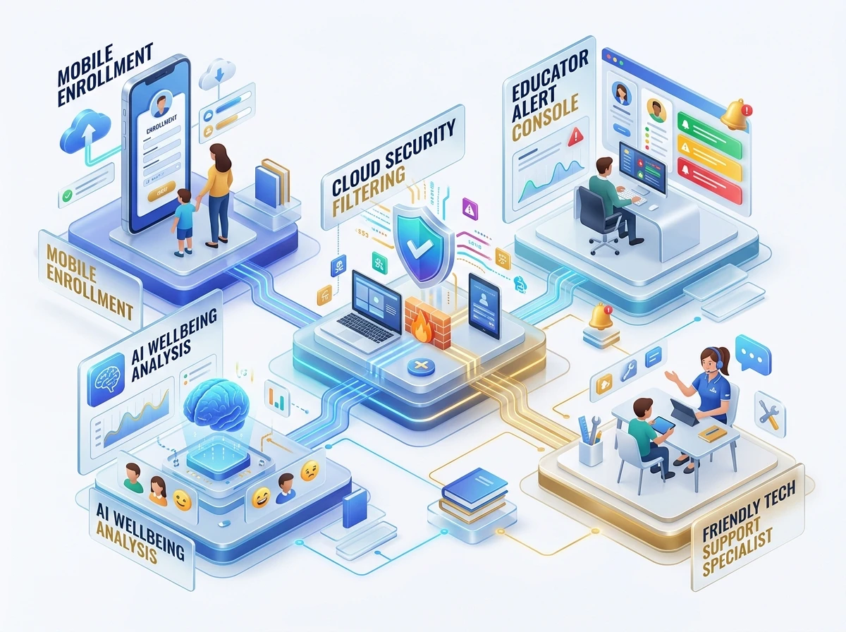 ArkForte 5-Step Connected School Safety Ecosystem